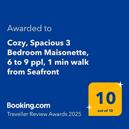 Cozy, Spacious 3 Bedroom Maisonette, 6 To 8 Ppl, 1 Min Walk From Seafront Holiday home Marsaxlokk